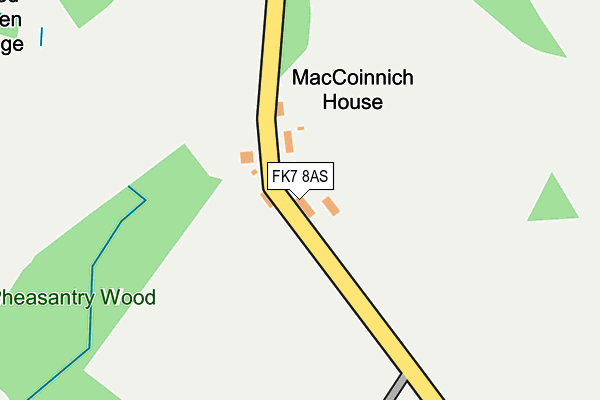 FK7 8AS map - OS OpenMap – Local (Ordnance Survey) FK7 8AS map - OS OpenMap – Local (Ordnance Survey)