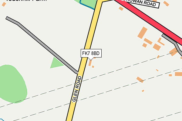 FK7 8BD map - OS OpenMap – Local (Ordnance Survey) FK7 8BD map - OS OpenMap – Local (Ordnance Survey)