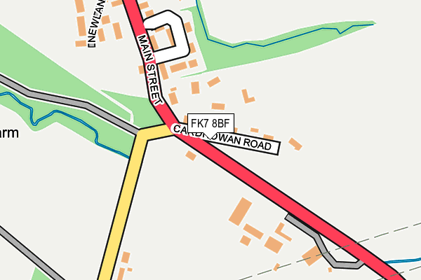 FK7 8BF map - OS OpenMap – Local (Ordnance Survey) FK7 8BF map - OS OpenMap – Local (Ordnance Survey)