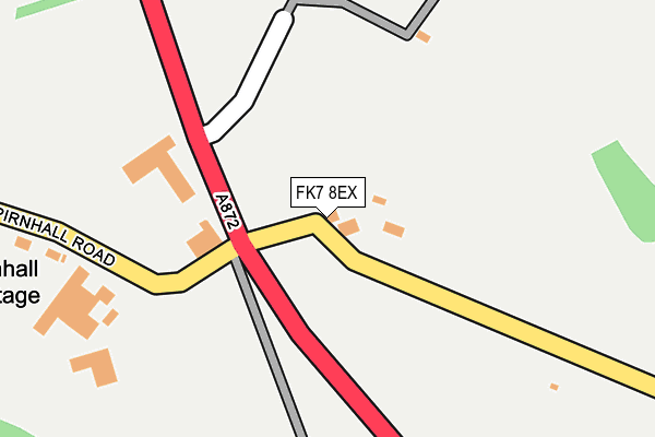 FK7 8EX map - OS OpenMap – Local (Ordnance Survey) FK7 8EX map - OS OpenMap – Local (Ordnance Survey)