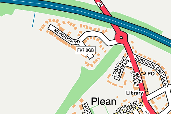 FK7 8GB map - OS OpenMap – Local (Ordnance Survey) FK7 8GB map - OS OpenMap – Local (Ordnance Survey)