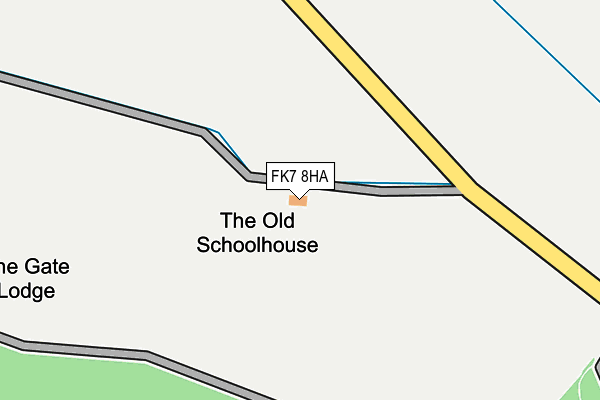 FK7 8HA map - OS OpenMap – Local (Ordnance Survey) FK7 8HA map - OS OpenMap – Local (Ordnance Survey)