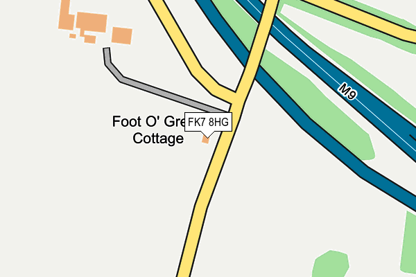 FK7 8HG map - OS OpenMap – Local (Ordnance Survey) FK7 8HG map - OS OpenMap – Local (Ordnance Survey)