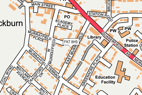 FK7 8HS map - OS OpenMap – Local (Ordnance Survey) FK7 8HS map - OS OpenMap – Local (Ordnance Survey)