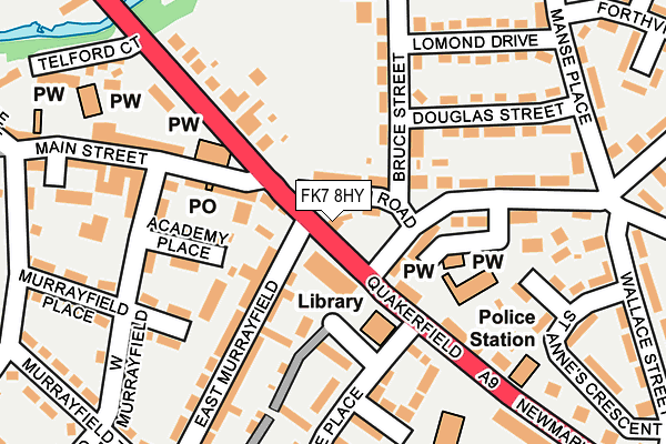 FK7 8HY map - OS OpenMap – Local (Ordnance Survey) FK7 8HY map - OS OpenMap – Local (Ordnance Survey)