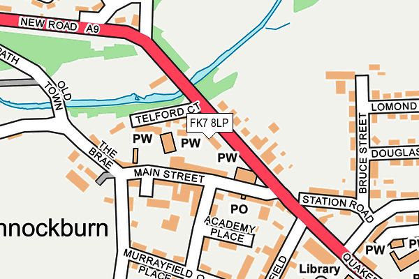 FK7 8LP map - OS OpenMap – Local (Ordnance Survey) FK7 8LP map - OS OpenMap – Local (Ordnance Survey)