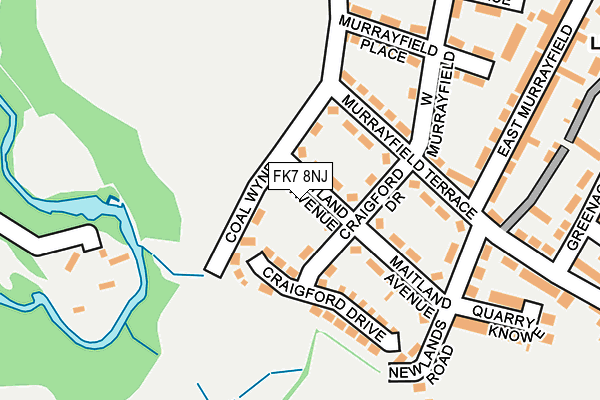 FK7 8NJ map - OS OpenMap – Local (Ordnance Survey) FK7 8NJ map - OS OpenMap – Local (Ordnance Survey)
