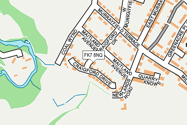 FK7 8NQ map - OS OpenMap – Local (Ordnance Survey) FK7 8NQ map - OS OpenMap – Local (Ordnance Survey)