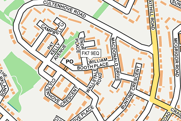 FK7 9EQ map - OS OpenMap – Local (Ordnance Survey) FK7 9EQ map - OS OpenMap – Local (Ordnance Survey)