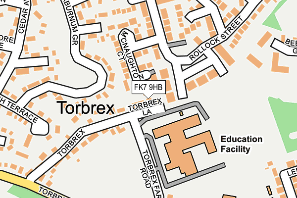 FK7 9HB map - OS OpenMap – Local (Ordnance Survey) FK7 9HB map - OS OpenMap – Local (Ordnance Survey)