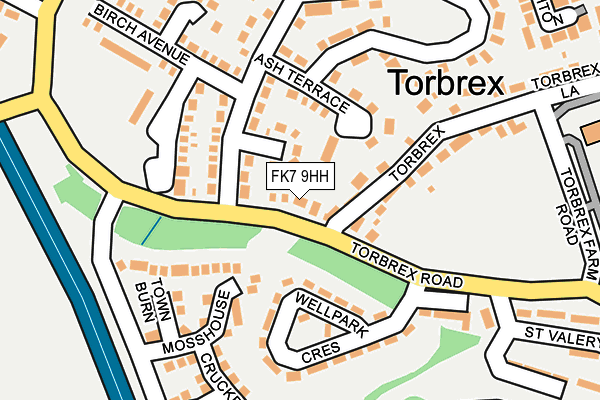 FK7 9HH map - OS OpenMap – Local (Ordnance Survey) FK7 9HH map - OS OpenMap – Local (Ordnance Survey)