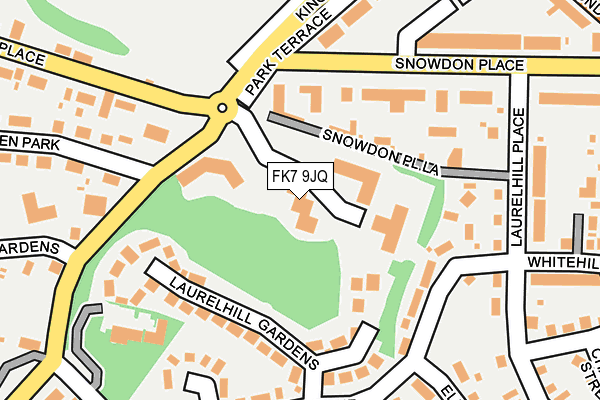 FK7 9JQ map - OS OpenMap – Local (Ordnance Survey) FK7 9JQ map - OS OpenMap – Local (Ordnance Survey)