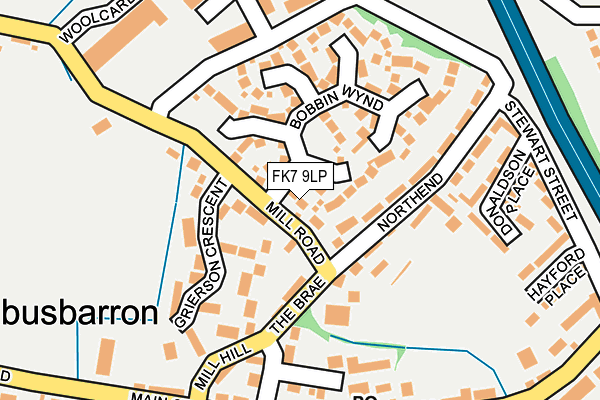 FK7 9LP map - OS OpenMap – Local (Ordnance Survey) FK7 9LP map - OS OpenMap – Local (Ordnance Survey)