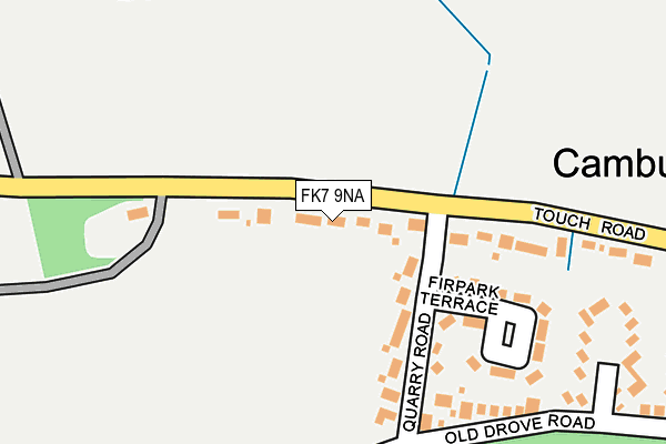 FK7 9NA map - OS OpenMap – Local (Ordnance Survey) FK7 9NA map - OS OpenMap – Local (Ordnance Survey)