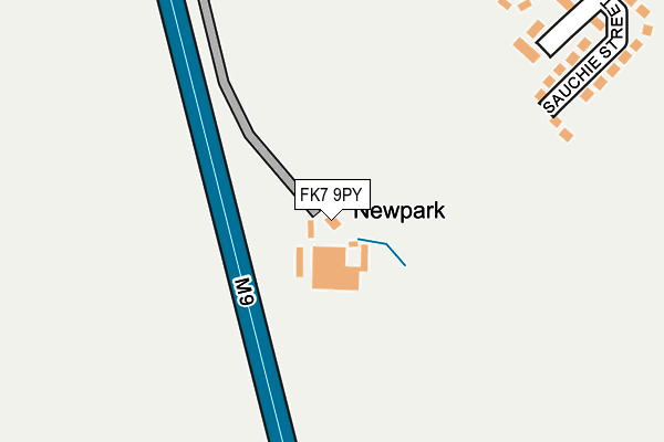 FK7 9PY map - OS OpenMap – Local (Ordnance Survey) FK7 9PY map - OS OpenMap – Local (Ordnance Survey)