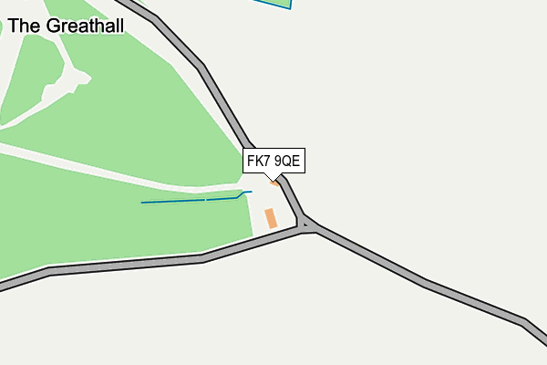 FK7 9QE map - OS OpenMap – Local (Ordnance Survey) FK7 9QE map - OS OpenMap – Local (Ordnance Survey)