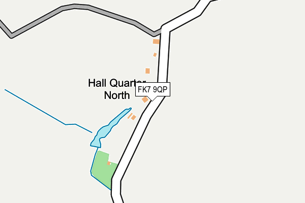 FK7 9QP map - OS OpenMap – Local (Ordnance Survey) FK7 9QP map - OS OpenMap – Local (Ordnance Survey)