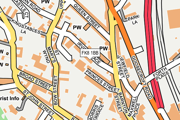 FK8 1BB map - OS OpenMap – Local (Ordnance Survey) FK8 1BB map - OS OpenMap – Local (Ordnance Survey)