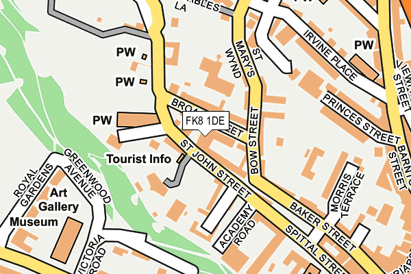 FK8 1DE map - OS OpenMap – Local (Ordnance Survey) FK8 1DE map - OS OpenMap – Local (Ordnance Survey)