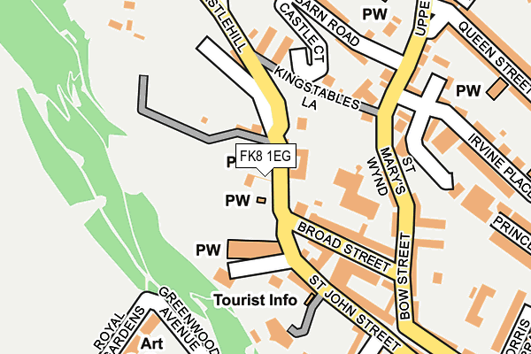 FK8 1EG map - OS OpenMap – Local (Ordnance Survey) FK8 1EG map - OS OpenMap – Local (Ordnance Survey)