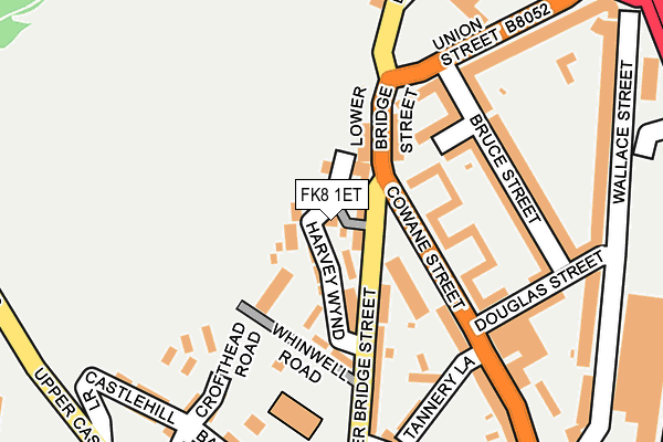 FK8 1ET map - OS OpenMap – Local (Ordnance Survey) FK8 1ET map - OS OpenMap – Local (Ordnance Survey)
