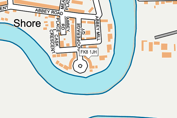 FK8 1JH map - OS OpenMap – Local (Ordnance Survey) FK8 1JH map - OS OpenMap – Local (Ordnance Survey)