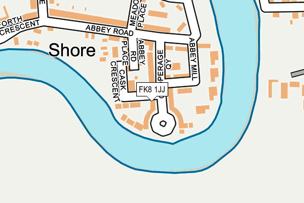 FK8 1JJ map - OS OpenMap – Local (Ordnance Survey) FK8 1JJ map - OS OpenMap – Local (Ordnance Survey)