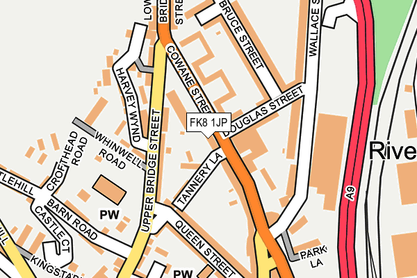 FK8 1JP map - OS OpenMap – Local (Ordnance Survey) FK8 1JP map - OS OpenMap – Local (Ordnance Survey)