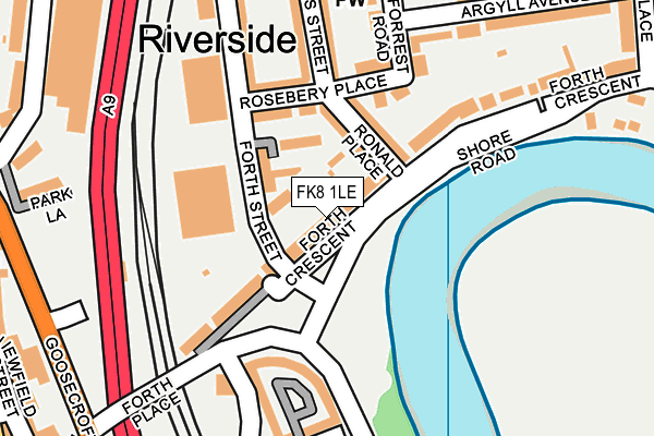 FK8 1LE map - OS OpenMap – Local (Ordnance Survey) FK8 1LE map - OS OpenMap – Local (Ordnance Survey)