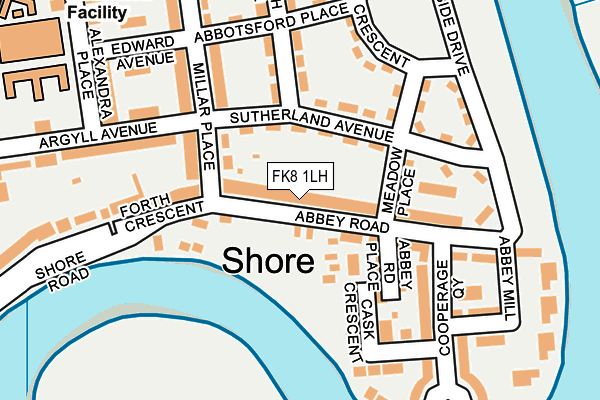 FK8 1LH map - OS OpenMap – Local (Ordnance Survey) FK8 1LH map - OS OpenMap – Local (Ordnance Survey)
