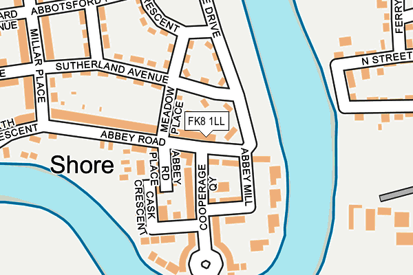 FK8 1LL map - OS OpenMap – Local (Ordnance Survey) FK8 1LL map - OS OpenMap – Local (Ordnance Survey)