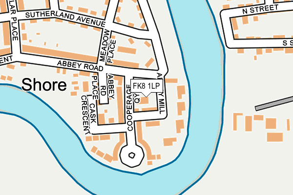 FK8 1LP map - OS OpenMap – Local (Ordnance Survey) FK8 1LP map - OS OpenMap – Local (Ordnance Survey)