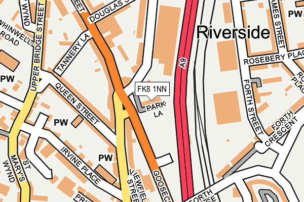 FK8 1NN map - OS OpenMap – Local (Ordnance Survey)