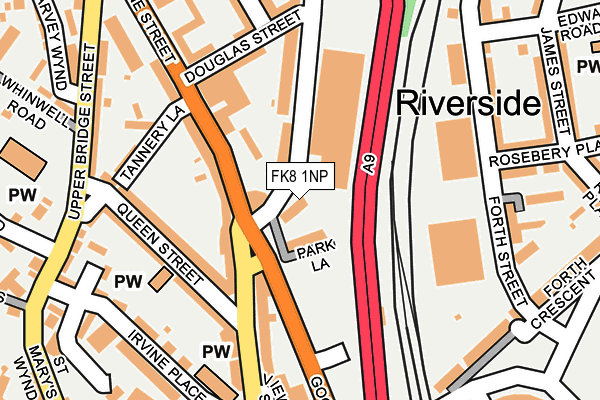 FK8 1NP map - OS OpenMap – Local (Ordnance Survey) FK8 1NP map - OS OpenMap – Local (Ordnance Survey)