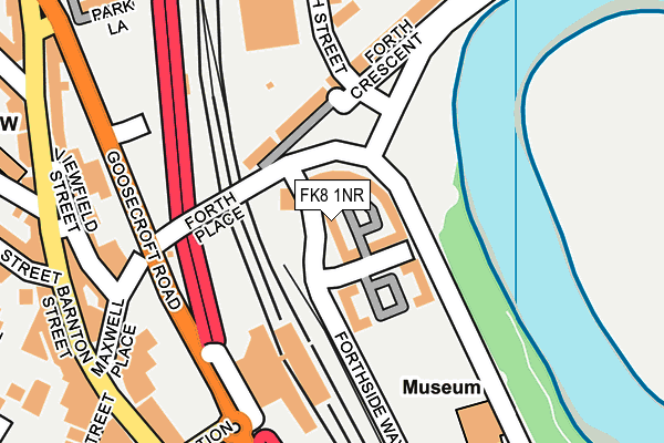FK8 1NR map - OS OpenMap – Local (Ordnance Survey) FK8 1NR map - OS OpenMap – Local (Ordnance Survey)