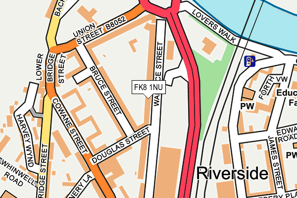 FK8 1NU map - OS OpenMap – Local (Ordnance Survey) FK8 1NU map - OS OpenMap – Local (Ordnance Survey)