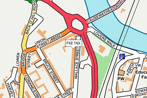 FK8 1NX map - OS OpenMap – Local (Ordnance Survey) FK8 1NX map - OS OpenMap – Local (Ordnance Survey)