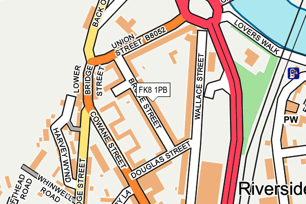 FK8 1PB map - OS OpenMap – Local (Ordnance Survey) FK8 1PB map - OS OpenMap – Local (Ordnance Survey)