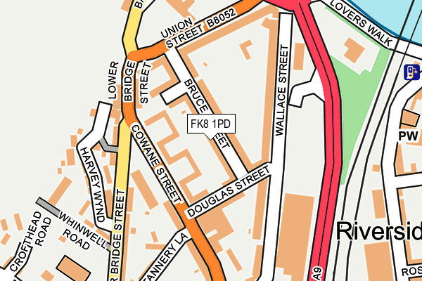 FK8 1PD map - OS OpenMap – Local (Ordnance Survey) FK8 1PD map - OS OpenMap – Local (Ordnance Survey)