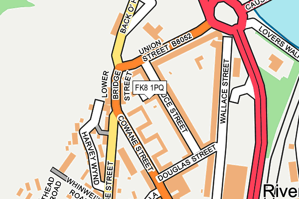 FK8 1PQ map - OS OpenMap – Local (Ordnance Survey) FK8 1PQ map - OS OpenMap – Local (Ordnance Survey)