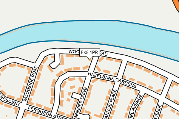 FK8 1PR map - OS OpenMap – Local (Ordnance Survey) FK8 1PR map - OS OpenMap – Local (Ordnance Survey)