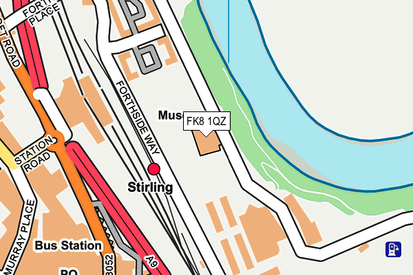 FK8 1QZ map - OS OpenMap – Local (Ordnance Survey) FK8 1QZ map - OS OpenMap – Local (Ordnance Survey)