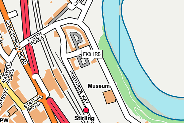 FK8 1RB map - OS OpenMap – Local (Ordnance Survey) FK8 1RB map - OS OpenMap – Local (Ordnance Survey)