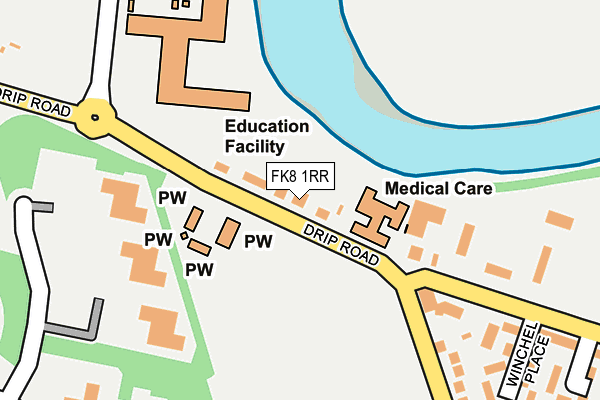 FK8 1RR map - OS OpenMap – Local (Ordnance Survey) FK8 1RR map - OS OpenMap – Local (Ordnance Survey)