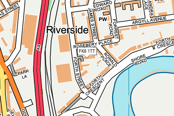 FK8 1TT map - OS OpenMap – Local (Ordnance Survey) FK8 1TT map - OS OpenMap – Local (Ordnance Survey)
