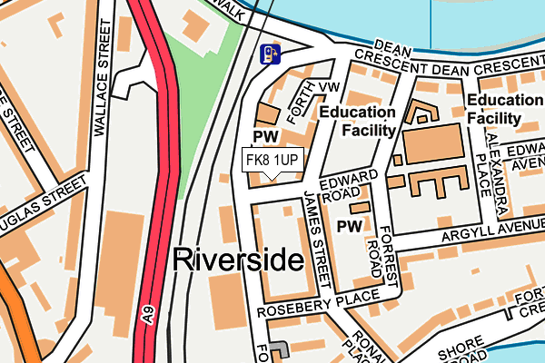 FK8 1UP map - OS OpenMap – Local (Ordnance Survey) FK8 1UP map - OS OpenMap – Local (Ordnance Survey)