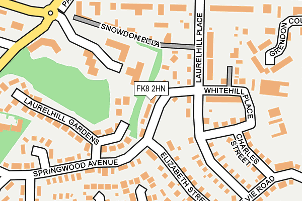 FK8 2HN map - OS OpenMap – Local (Ordnance Survey) FK8 2HN map - OS OpenMap – Local (Ordnance Survey)