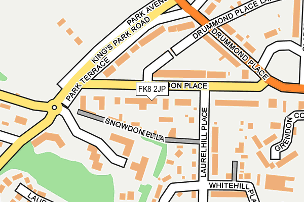 FK8 2JP map - OS OpenMap – Local (Ordnance Survey) FK8 2JP map - OS OpenMap – Local (Ordnance Survey)
