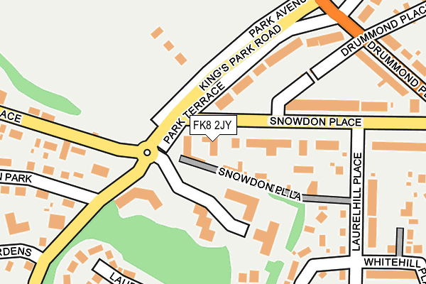 FK8 2JY map - OS OpenMap – Local (Ordnance Survey) FK8 2JY map - OS OpenMap – Local (Ordnance Survey)
