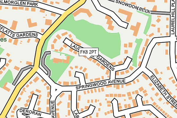 FK8 2PT map - OS OpenMap – Local (Ordnance Survey) FK8 2PT map - OS OpenMap – Local (Ordnance Survey)